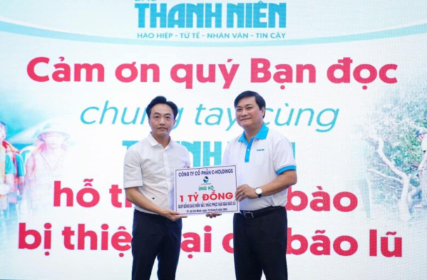 Cường Đô La ủng hộ 1 tỷ đồng cho những người dân vùng thiên tai.